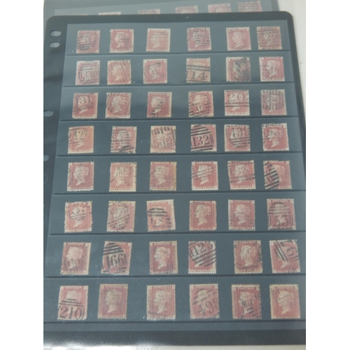 92 - Queen Victoria: Over 200 Penny Red Stamps From a Private Collection.