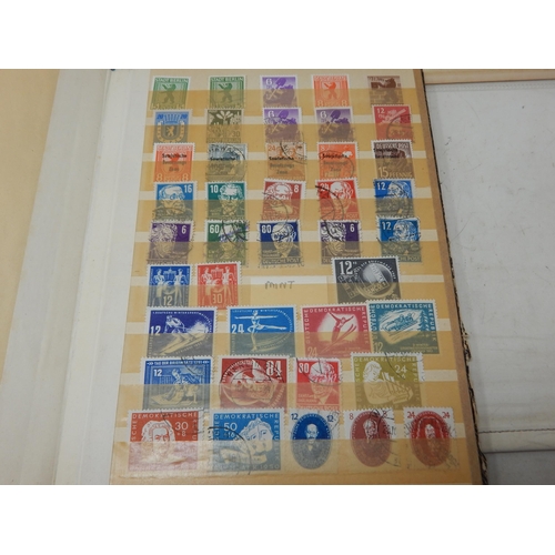 96 - An Album of German Stamps Together with loose Stamps on Sheets Including Mint Never Hinged (lot)