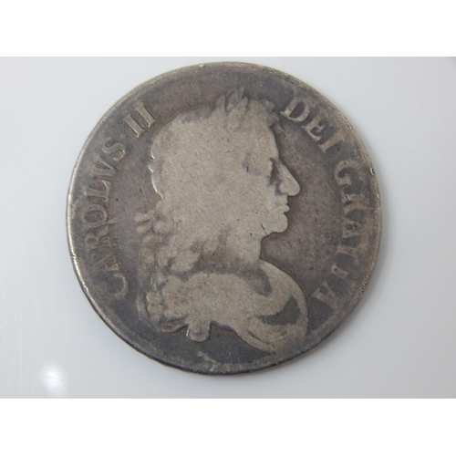 103 - Charles II Silver Crown 1672