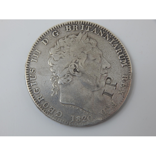 107 - George III Silver Crown 1820