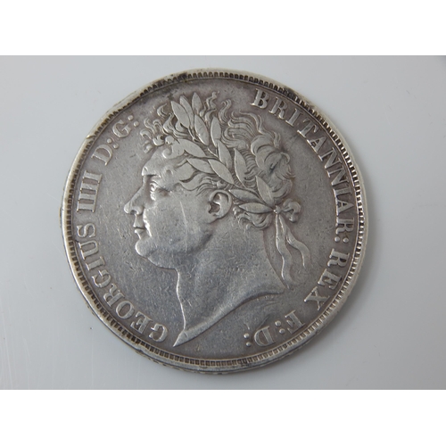 108 - George IV Silver Crown 1821