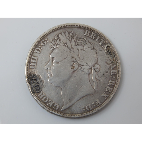 109 - George IV Silver Crown 1821