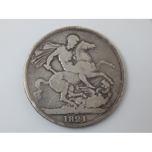 109 - George IV Silver Crown 1821