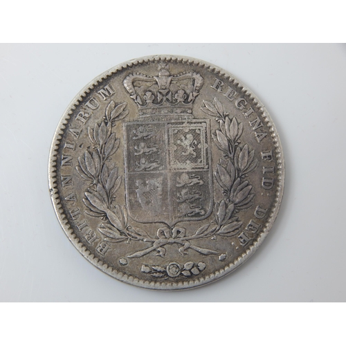 112 - Queen Victoria Silver Crown 1845