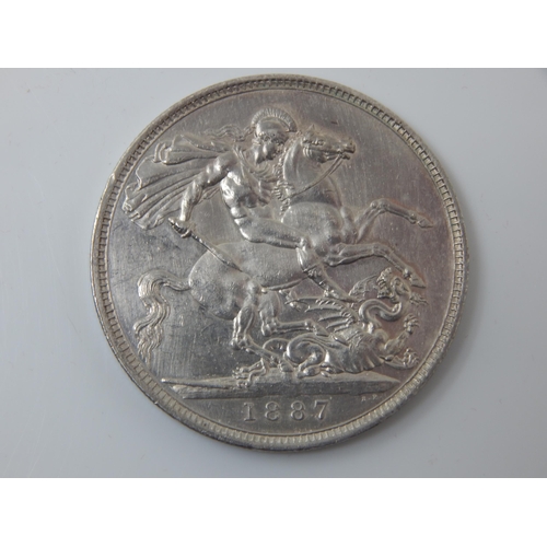 114 - Queen Victoria Silver Crown 1887