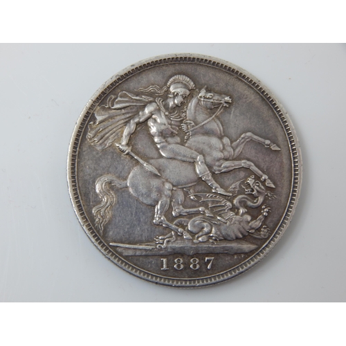 115 - Queen Victoria Silver Crown 1887