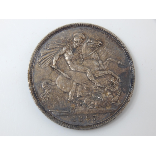 117 - Queen Victoria Silver Crown 1887