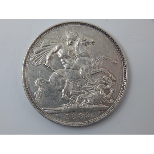 118 - Queen Victoria Silver Crown 1889