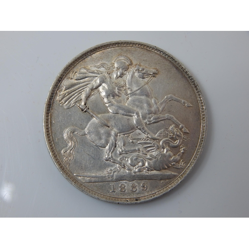 119 - Queen Victoria Silver Crown 1889