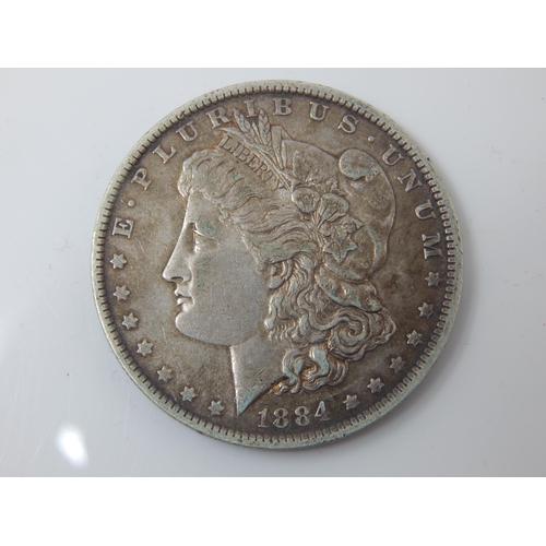 125 - USA Silver Dollar 1884