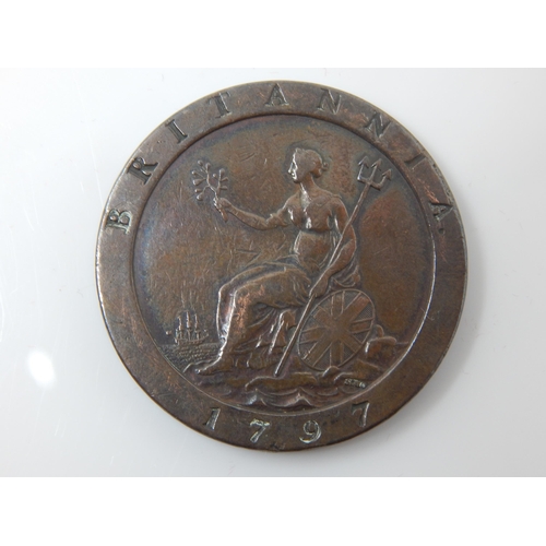 133 - George III Cartwheel Penny 1797