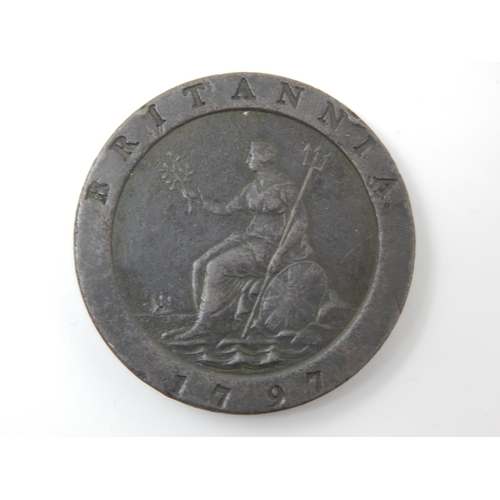 136 - George III Cartwheel Tuppence 1797