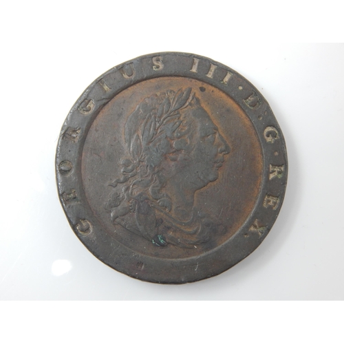 137 - George III Cartwheel Tuppence 1797