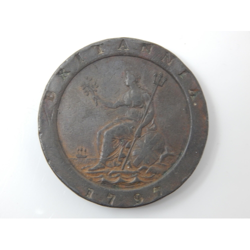 137 - George III Cartwheel Tuppence 1797