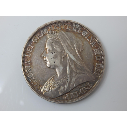 138 - Queen Victoria Silver Crown 1900 LXIII