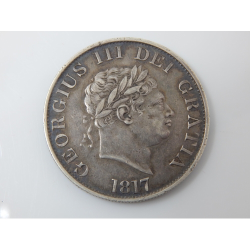 141 - George III Silver Half Crown 1817