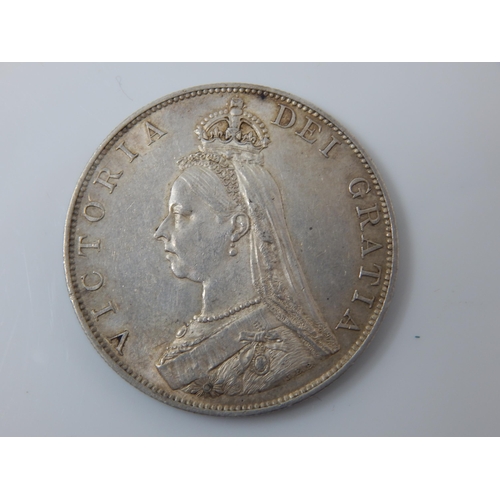 145 - Queen Victoria Silver Double Florin 1887