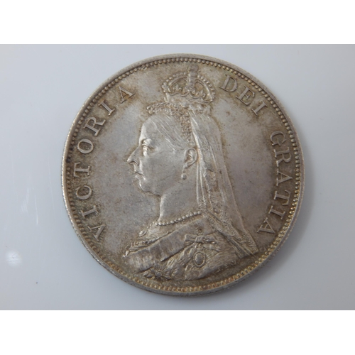 147 - Queen Victoria Silver Double Florin 1887