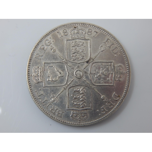 149 - Queen Victoria Silver Double Florin 1887