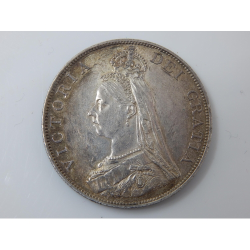 154 - Queen Victoria Silver Double Florin 1887