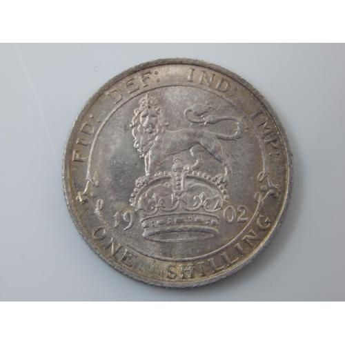 161 - Edward VII Silver Shilling 1902