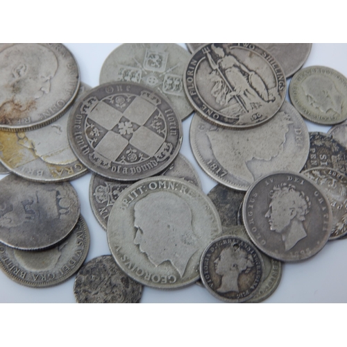 100 - A Quantity of Pre-1920 Silver (925 Standard) Coinage: Weight 158g