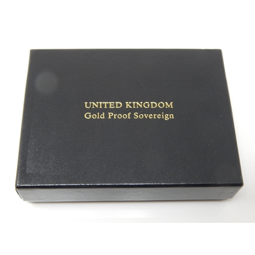 168 - QEII Full Gold Proof Sovereign 2003 in Case of Issue with Outer Box & COA