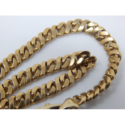 176 - 9ct Gold Bracelet: Length 19.5cm: Weight 10.3g