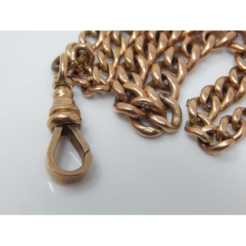 178 - 9ct Gold Chain with Clip: Weight 24.0g