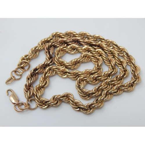 180 - 9ct Gold Neck Chain A/F: Length 45cm: Weight 15.32g