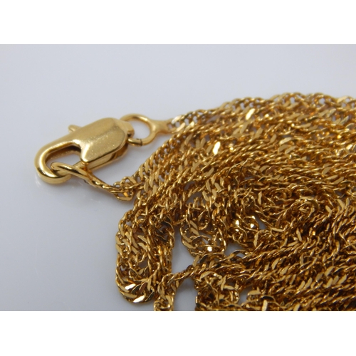 271 - 9ct Gold Neck Chain: Length 68cm: Weight 2.89g