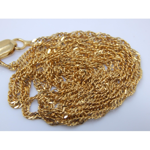 271 - 9ct Gold Neck Chain: Length 68cm: Weight 2.89g