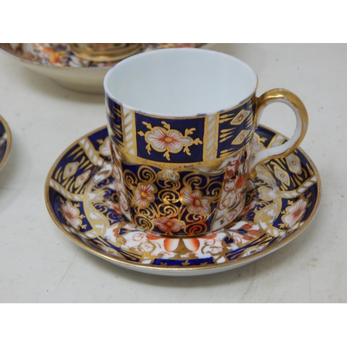 397 - A Pair of Edwardian Royal Crown Derby Coffee Can & Saucers Date Coded 1908 in Excellent Condition to... 