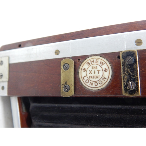 548 - Antique Bellows Cameras & Lenses