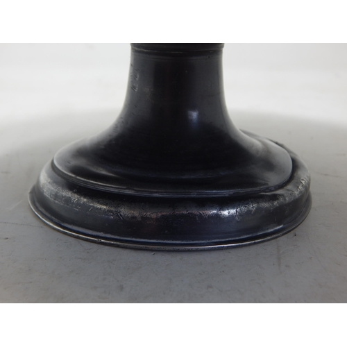 72 - Early 18th Century Pewter Footed Plate or Tazza c. 1720 by John Brown/Robert Brown: Diameter 23.3cm:... 