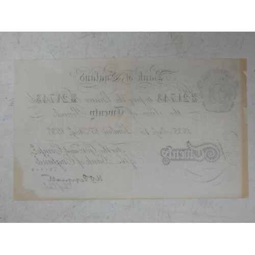 70 - Bank of England white Twenty Pound note dated 15 August 1935 cashier Peppiatt