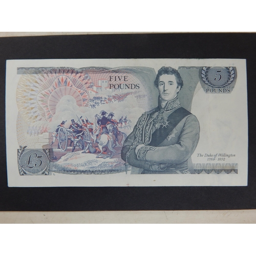 74 - Rare Error Bank of England Five Pound note missing cashiers signature rare thus