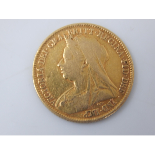 97 - Victoria Veil Head Gold Half Sovereign 1897