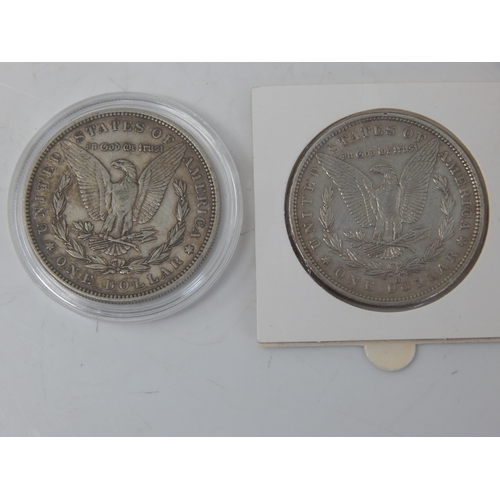 76 - USA Silver Dollars 1879-O, 1885 Very Fine or better