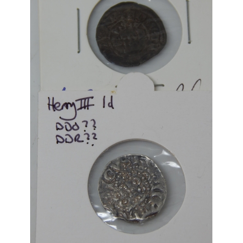 79 - Edward I Silver Penny; Henry III Silver Penny