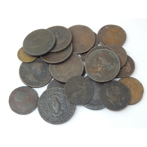 80 - George III Copper Penny 1797, George III Copper Pennies(3); Victoria Copper Penny 1843; 1812 Cornish... 