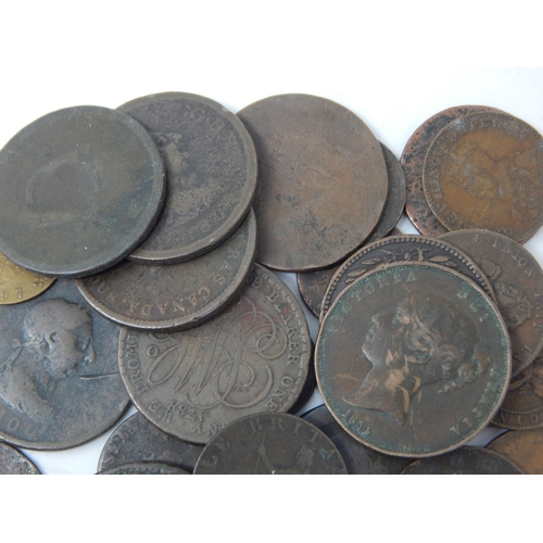 80 - George III Copper Penny 1797, George III Copper Pennies(3); Victoria Copper Penny 1843; 1812 Cornish... 