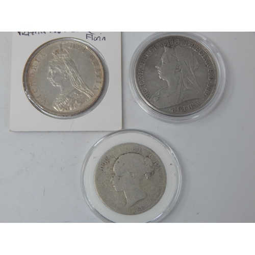 92 - Victoria Young Head Silver Halfcrown 1883; Victoria Jubilee Head Silver Double Florin 1887, Victoria... 