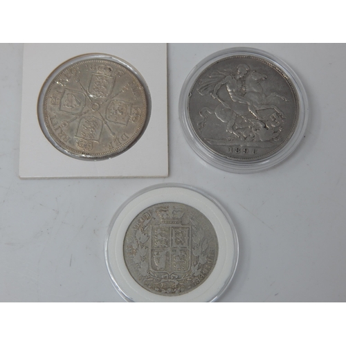 92 - Victoria Young Head Silver Halfcrown 1883; Victoria Jubilee Head Silver Double Florin 1887, Victoria... 