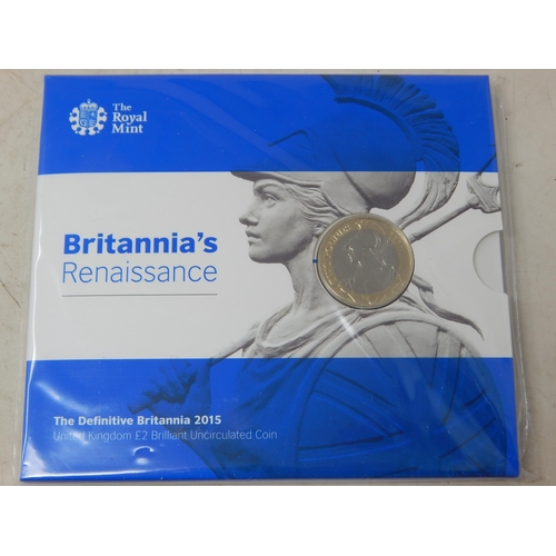 87 - The Definitive Britannia £2; Designing the Future £1 coin 2017; The Threepence Through Change; Saudi... 