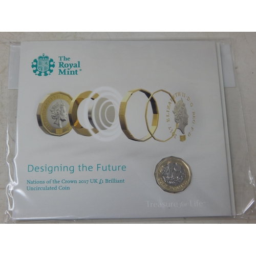 87 - The Definitive Britannia £2; Designing the Future £1 coin 2017; The Threepence Through Change; Saudi... 