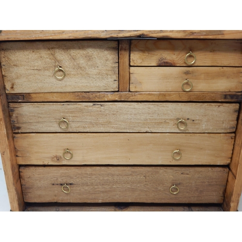 57 - Collectors 6-drawer vintage wooden cabinet