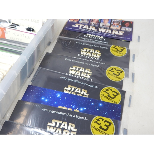 89 - A superb collection of phone cards neatly housed in plastic tub