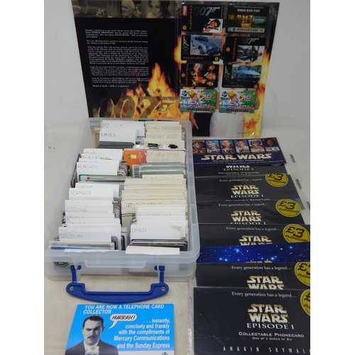 89 - A superb collection of phone cards neatly housed in plastic tub