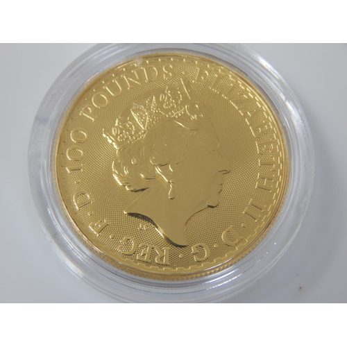 107 - 1oz .999 Fine Gold Britannia 2018